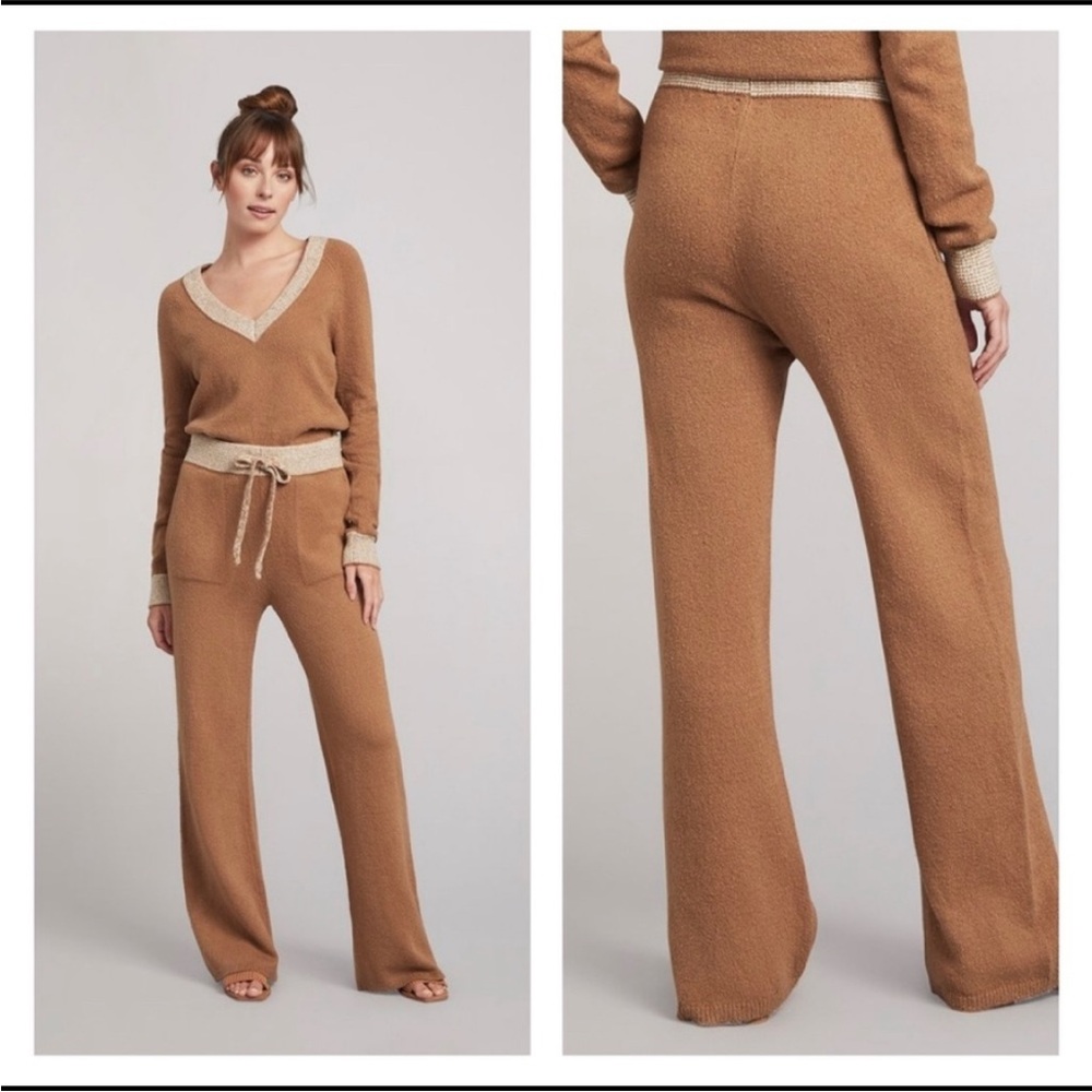 Faherty M Serene Sweater Pant Chai Latte